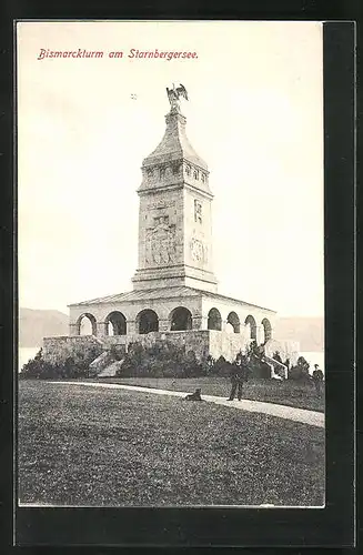 AK Starnberg, Bismarckturm am Starnbergersee