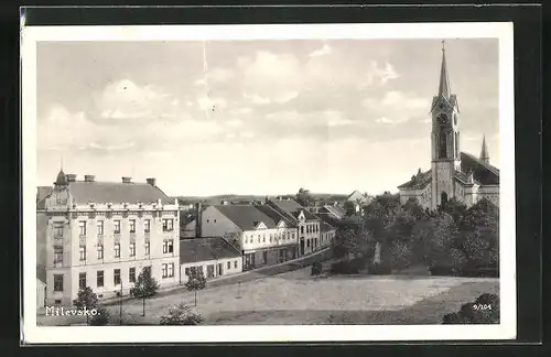 AK Milevsko, Namesti, Kostel