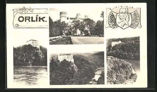 AK Orlik, Zamek, Wappen