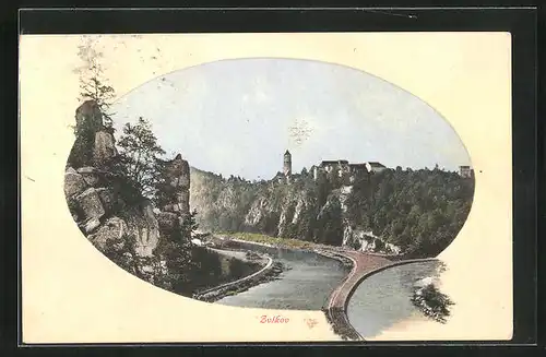 AK Zvikov, Flusspartie mit Burg