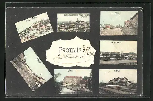 AK Protivin, Namesti, Zamek, Nadrazi