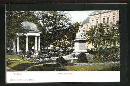 AK Pisek, Pomnik Palackeho