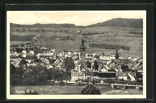 AK Kaplitz / Kaplice, Panorama