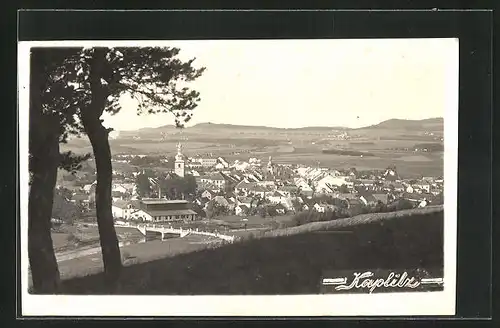 AK Kaplitz, Totalansicht mit Kirche