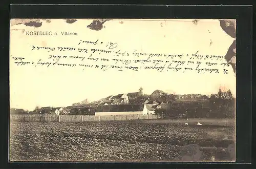 AK Kostelec nad Vltavou, Panorama