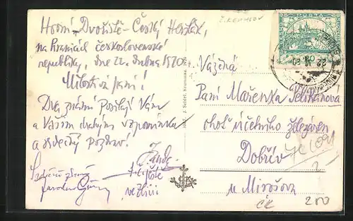 AK Oberhaid, Panorama mit Blick auf den Ort