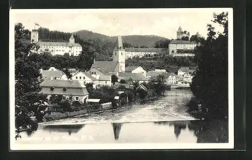 AK Rosenberg, Moldau und Teilansicht