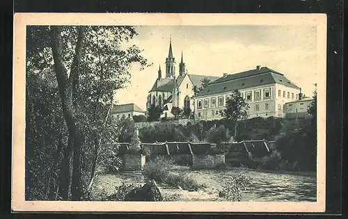 AK Hohenfurt, Moldau und Stift Hohenfurt