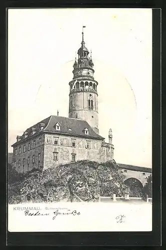 AK Krumau / Cesky Krumlov, Schlossturm