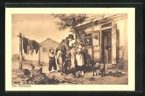 AK Bergmann kehrt Heim zu seiner Familie