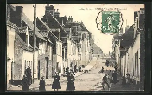 AK Samer, La Rue de Neufchâtel