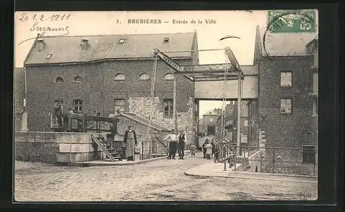 AK Brebières, Entrée de la Ville