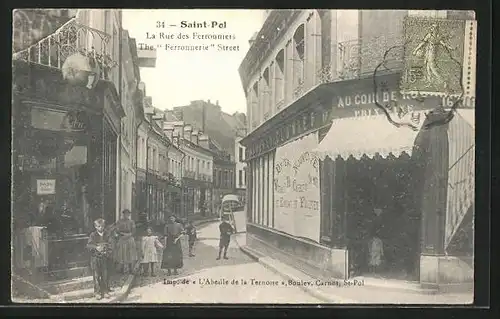 AK Saint-Pol, La Rue Ferronniers