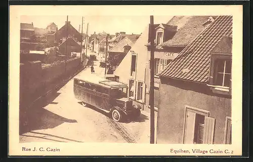 AK Équihen-Plage, Village Cazin, Rue J.C. Cazin