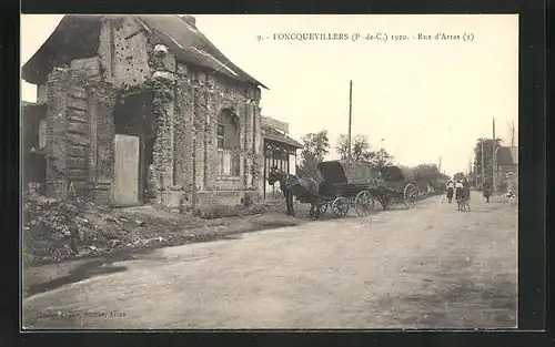 AK Foncquevillers, Rue d`Arras