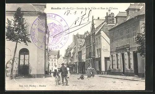 AK Hesdin, Entrée de la Ville et Rue de l`Union, Charcuterie