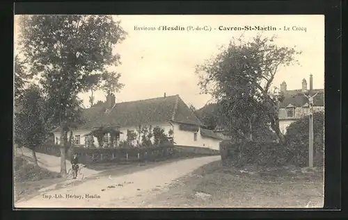 AK Cavron-St-Martin, Le Crocq, les Environs d`Hesdin