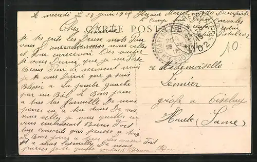 AK Cavron-St-Martin, Le Crocq, les Environs d`Hesdin