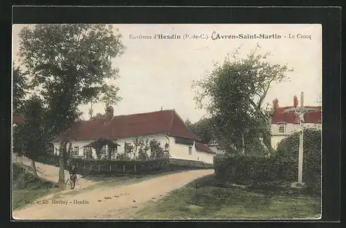 AK Cavron-Saint-Martin, Le Crocq, les Environs d`Hesdin