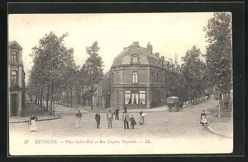 AK Béthune, Place Saint-Éloi et Rue Eugène Haynaut