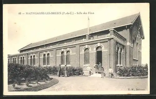 AK Mazingarbe-les-Brebis, Salle des Fêtes