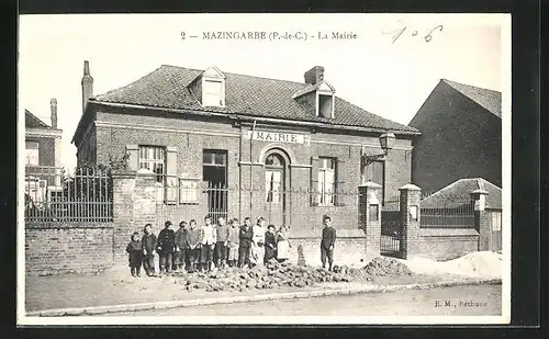 AK Mazingarbe, La Mairie