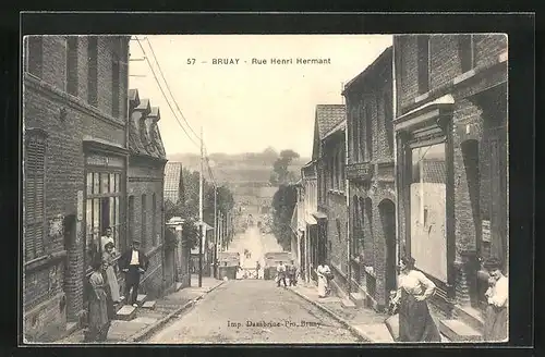 AK Bruay, Rue Henri Hermant
