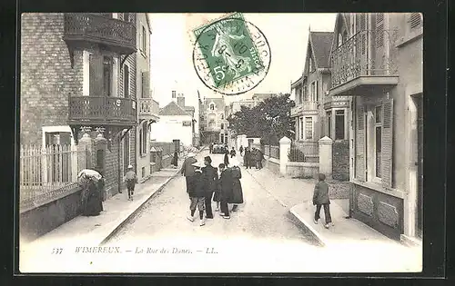 AK Wimereux, La Rue des Dunes