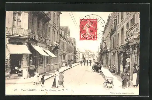 AK Wimereux, La Rue carnot