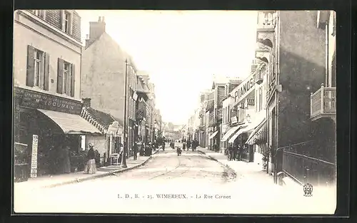 AK Wimereux, La Rue Carnot