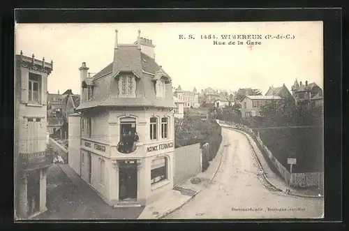 AK Wimereux, Rue de la Gare