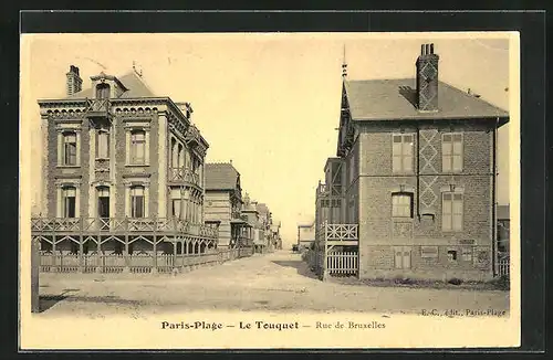 AK Le Touquet-Paris-Plage, Rue de Bruxelles