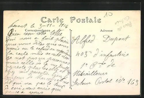 AK Frévent, Rue de Doullens