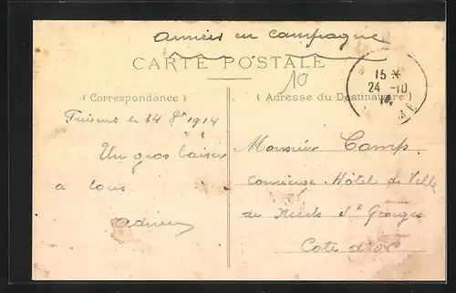 AK Frévent, Rue de Cercamp