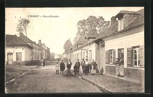 AK Frévent, Rue d`Hesdin