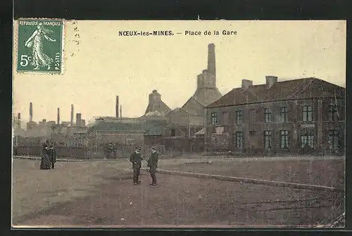 AK Noeux-les-Mines, Place de la Gare