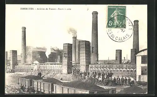 AK Isbergues, Aciéries de France, Fours à coke