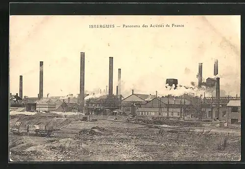 AK Isbergues, Panorama des Aciéries de France