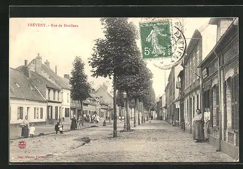 AK Frévent, Rue de Doullens