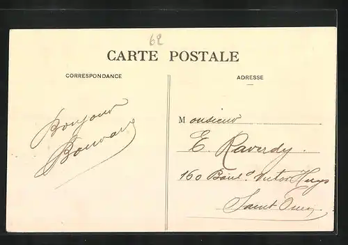 AK Frévent, La Rue du Pont