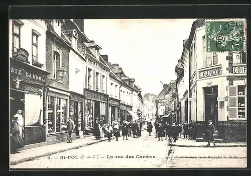 AK St-Pol, La rue des Carmes