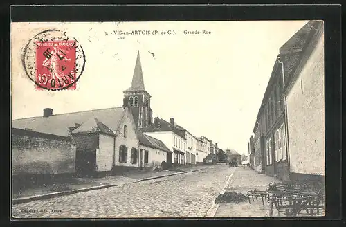 AK Vis-en-Artois, Grande-Rue