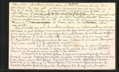 AK Hesdin, Rue du Général Tripier