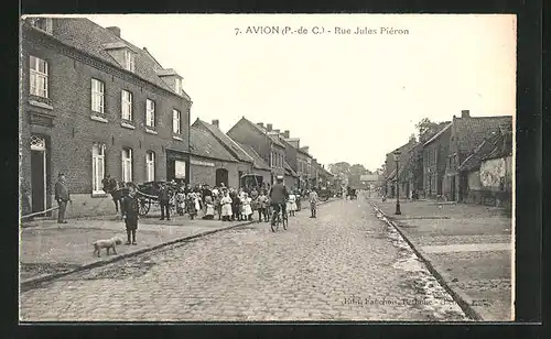 AK Avion, Rue Jules Piéron