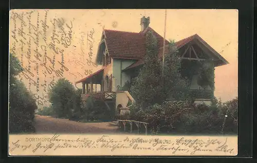 AK Dortmund, Gärtnerhäuschen im Kaiser-Wilhelm-Hain