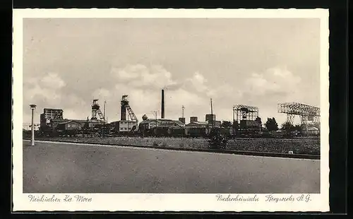 AK Neukirchen bei Mörs, Niederrheinische Bergwerks A. G., Kohleabbau