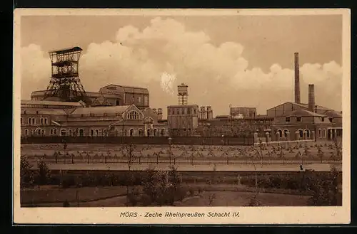 AK Mörs, Zeche Rheinpreussen Schacht IV