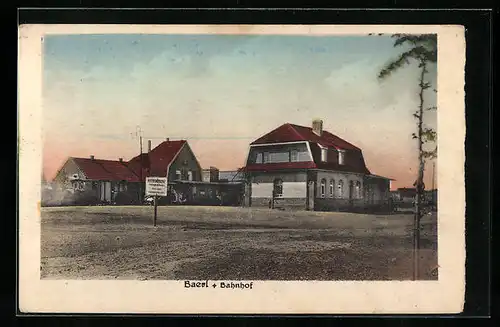 AK Baerl, Gesamtansicht des Bahnhofs