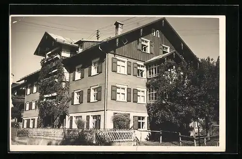 Foto-AK Hindelang, Haus von Schreinermeister Th. Gehring