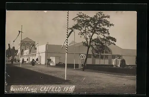 Foto-AK Crefeld, Ausstellung 1911